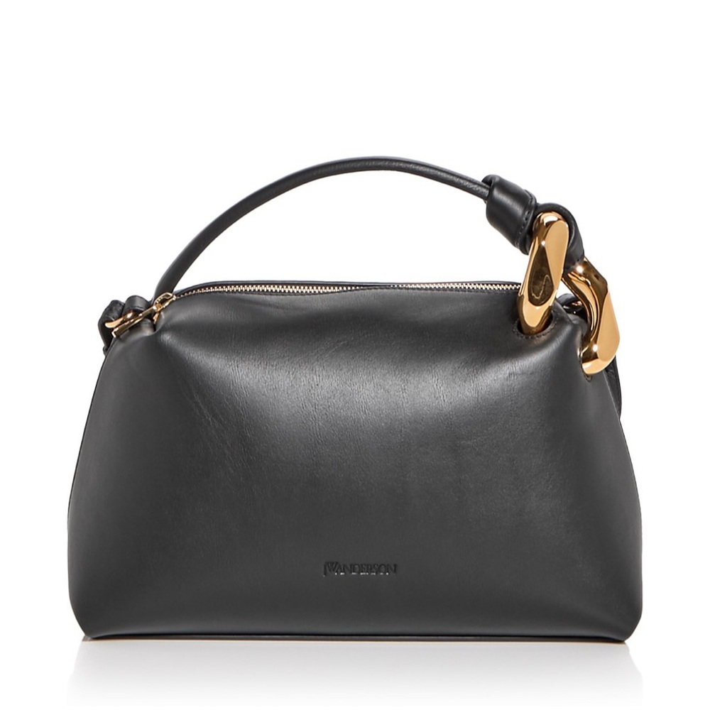 💥NWT💥JW ANDERSON Two-way Black and Gold Corner Bag with Elegant GHW Design✨